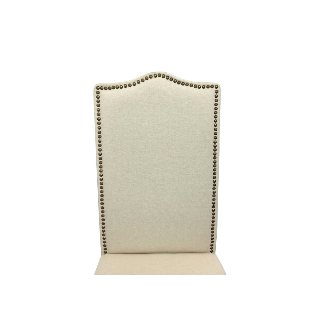 Florence Trestle Table and 4 Romero Parson Upholstered Chairs. Picture 9