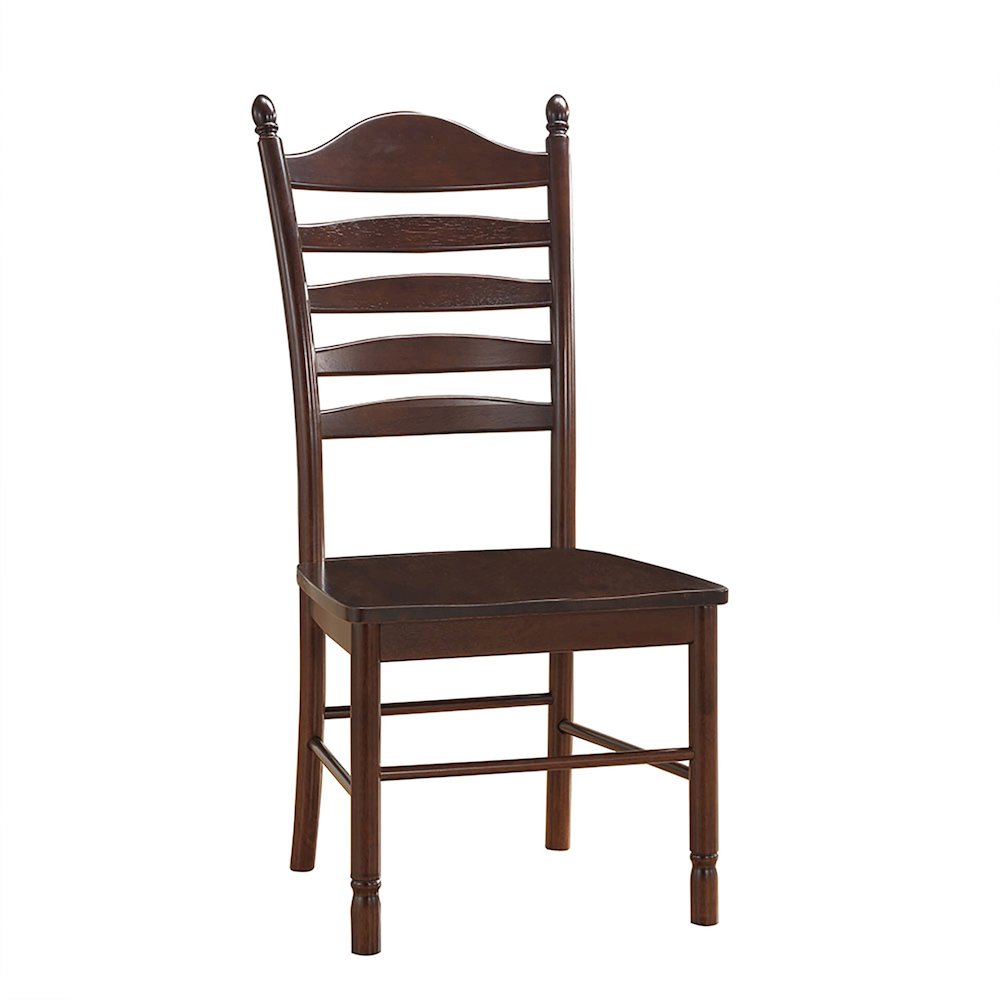 Fairview 36" Pedestal Dining Table with 4 Whitman Dining Chairs - Espresso. Picture 3