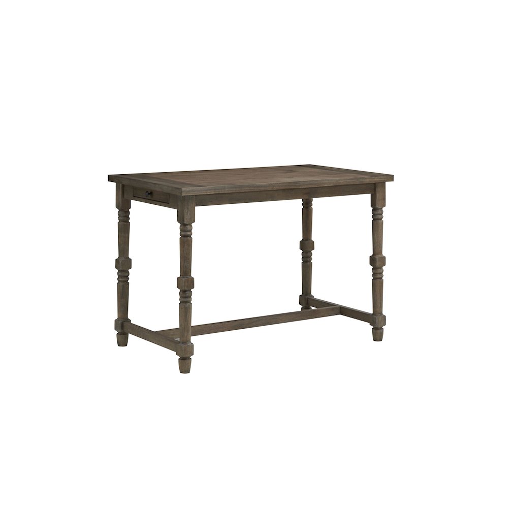 Brittany Bar Table with 4 Counter Stools - Vintage Walnut. Picture 6