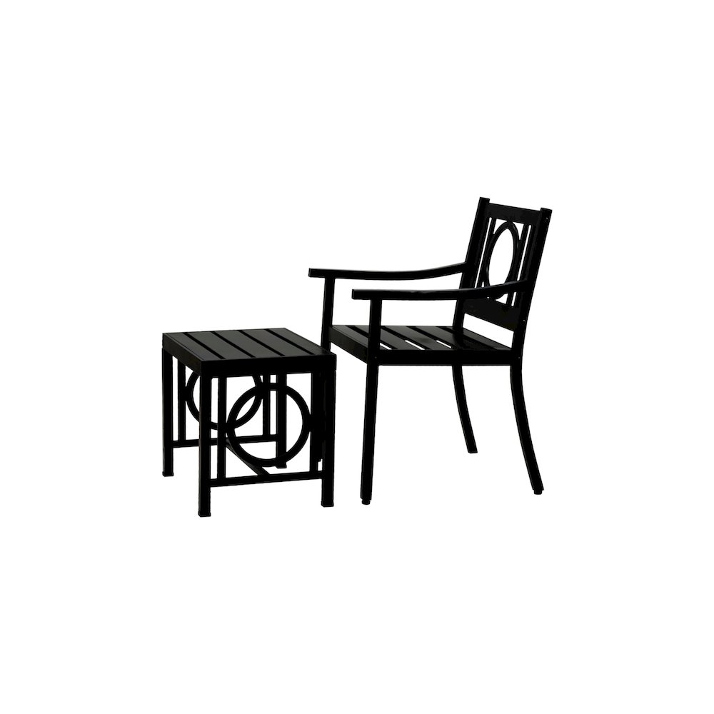 Gramercy Outdoor Set - Black. Picture 2
