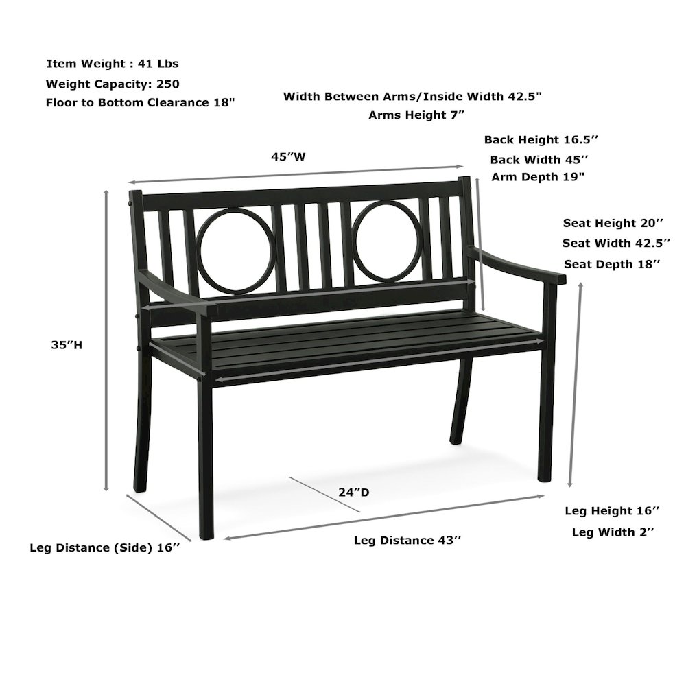 Gramercy Outdoor Set - Black. Picture 13