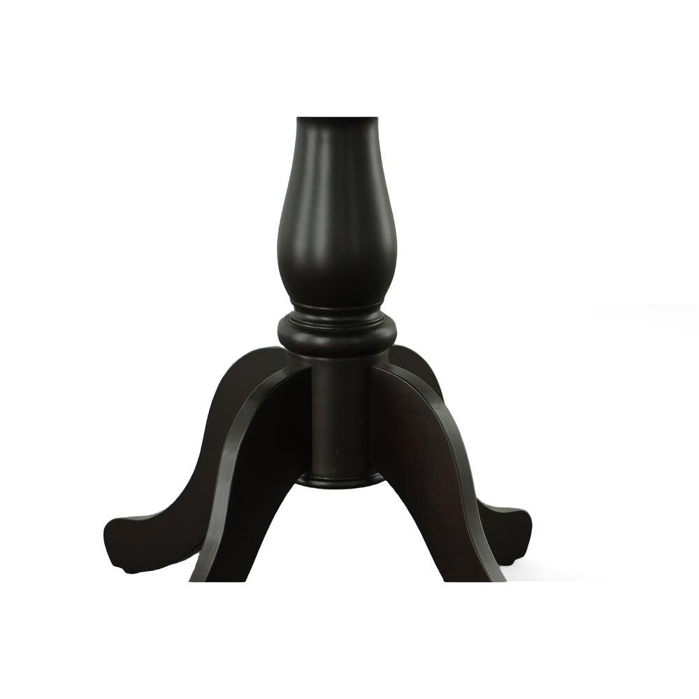 Fairview 36" Round Pedestal Dining Table - Espresso. Picture 3