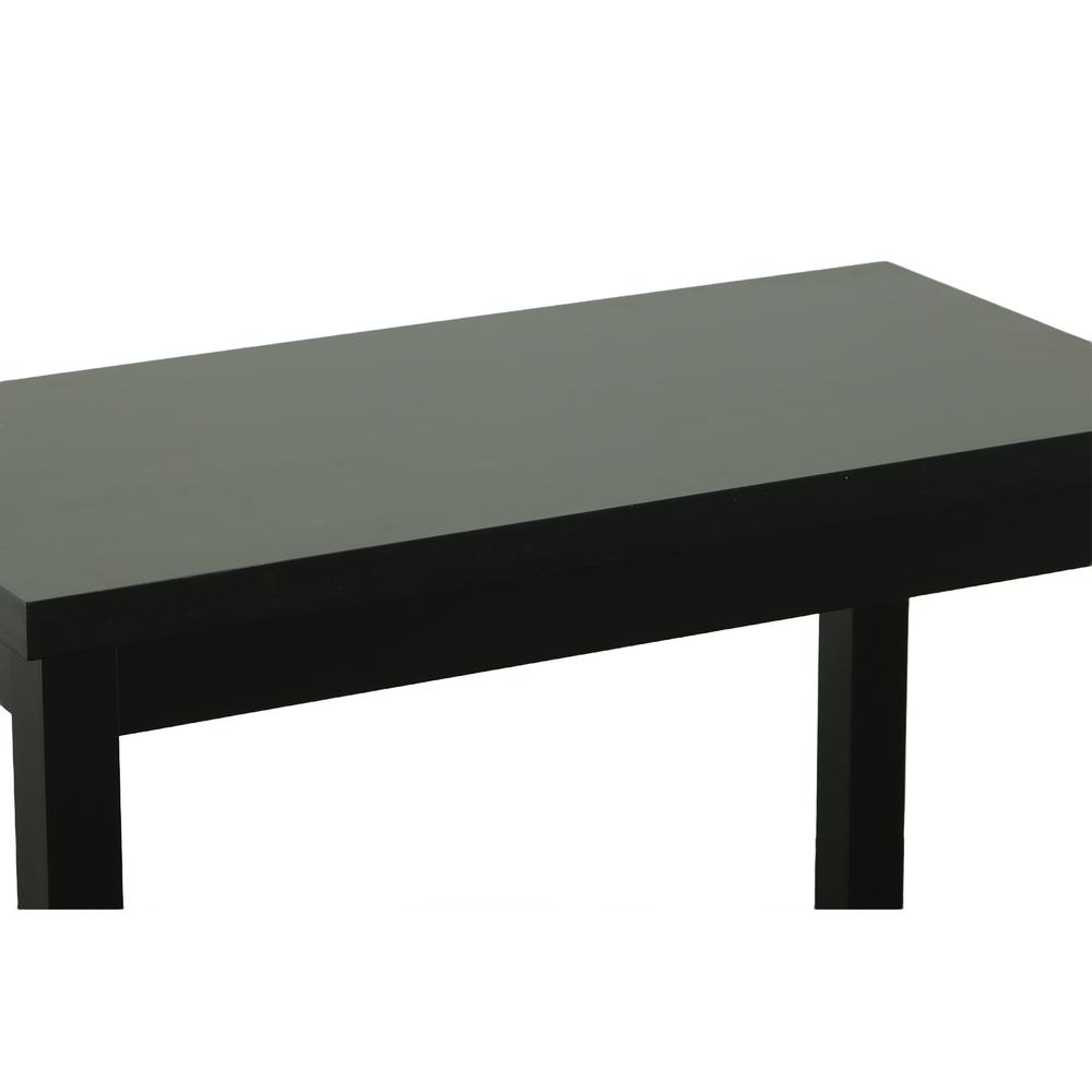Waverly Thick Top Bar Table - Antique Black. Picture 3