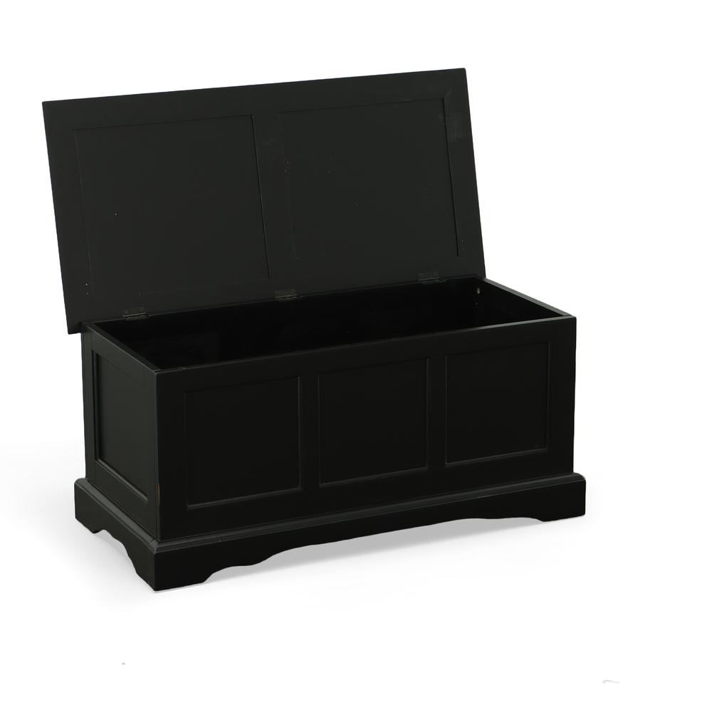 Camden Blanket Chest - Antique Black. Picture 3