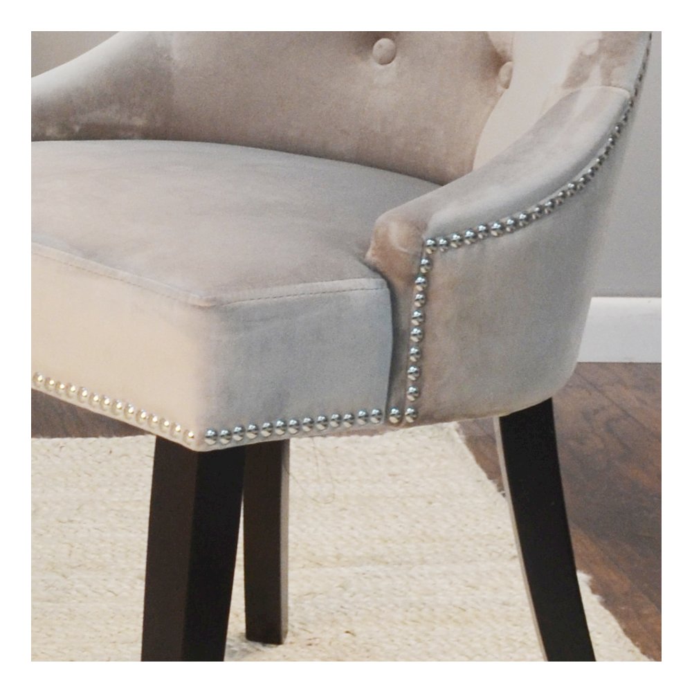 30" Round Marble Top Dining Table and 2 Julia Tufted Back Upholstered Chairs. Picture 10