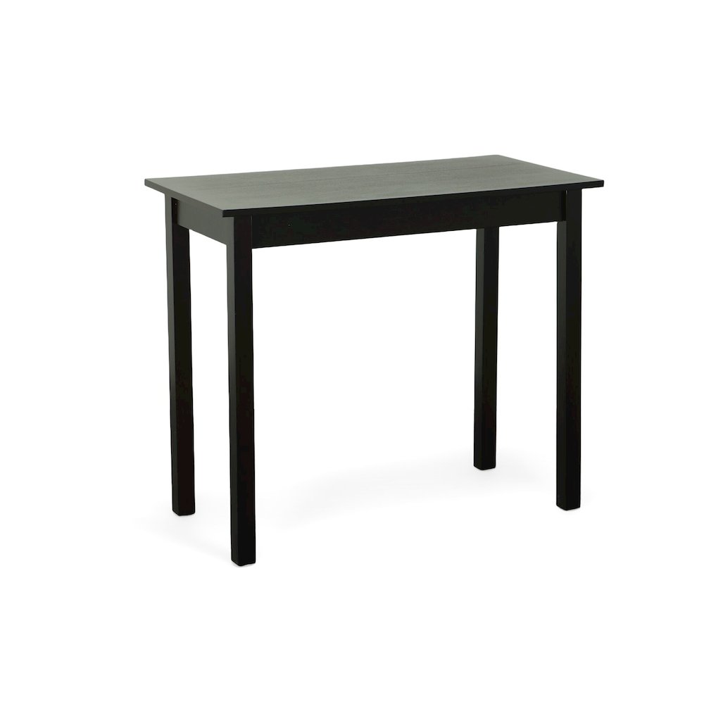 Tavern Pub Bar with 2 Counter Stools - Antique Black. Picture 1