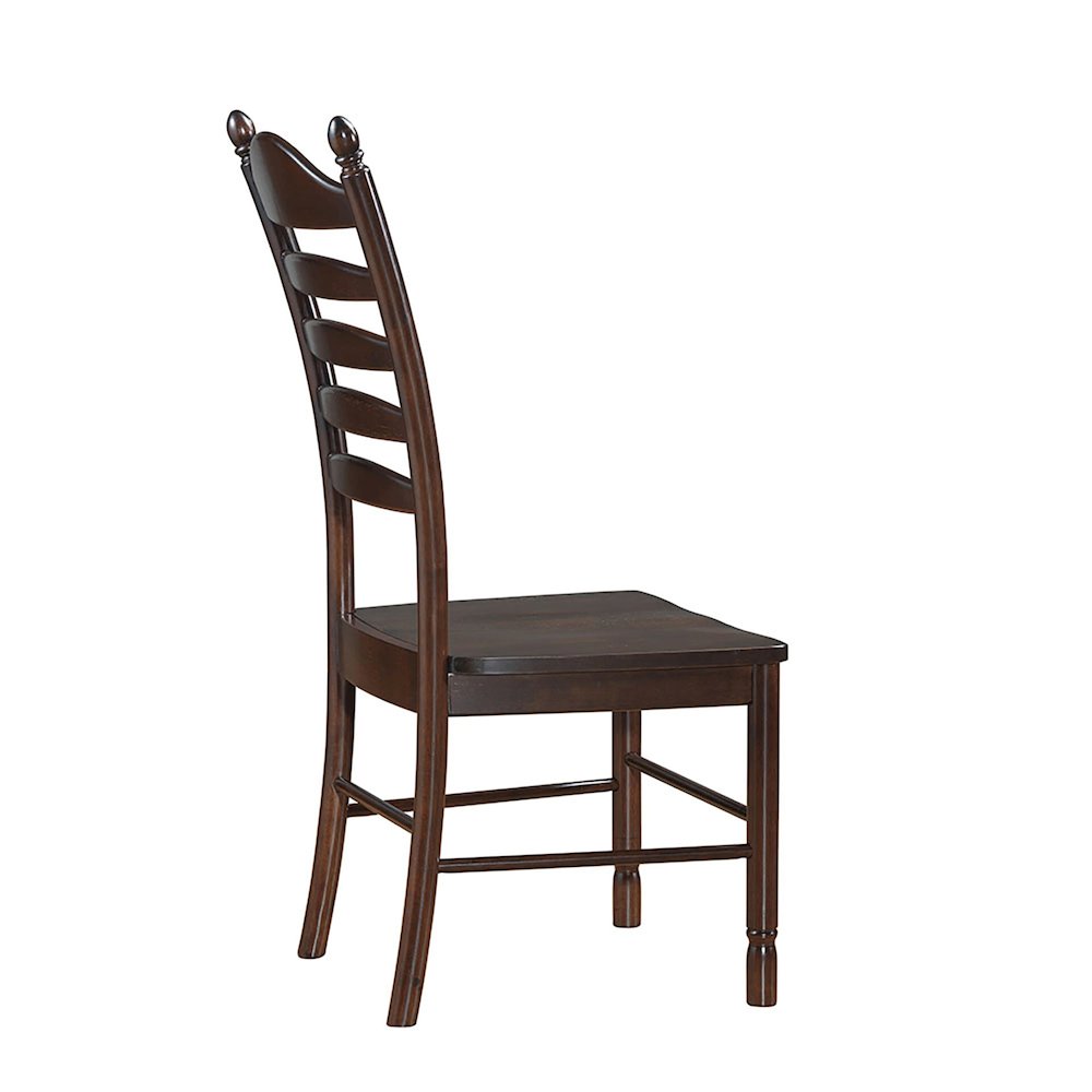 Monet X Base Dining Table with 2 Whitman Dining Chairs - Espresso. Picture 7