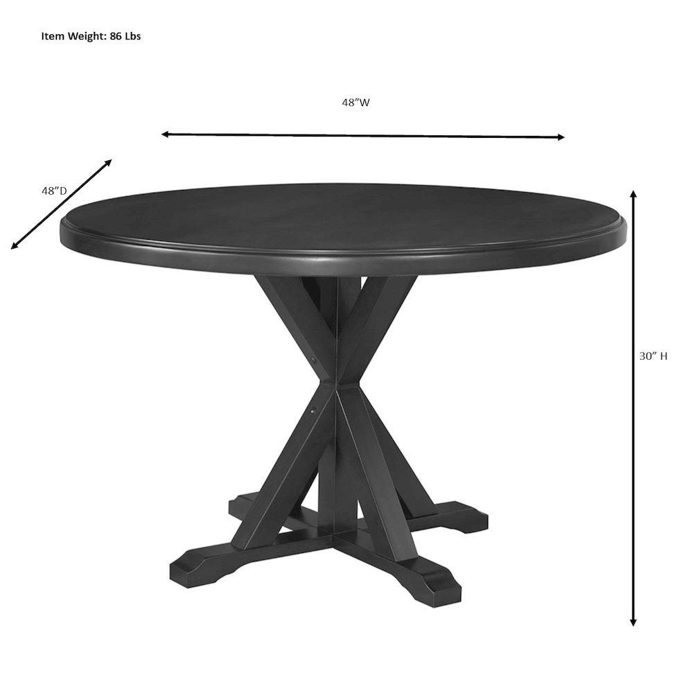 Monet X Base Dining Table with 2 Whitman Dining Chairs - Espresso. Picture 9
