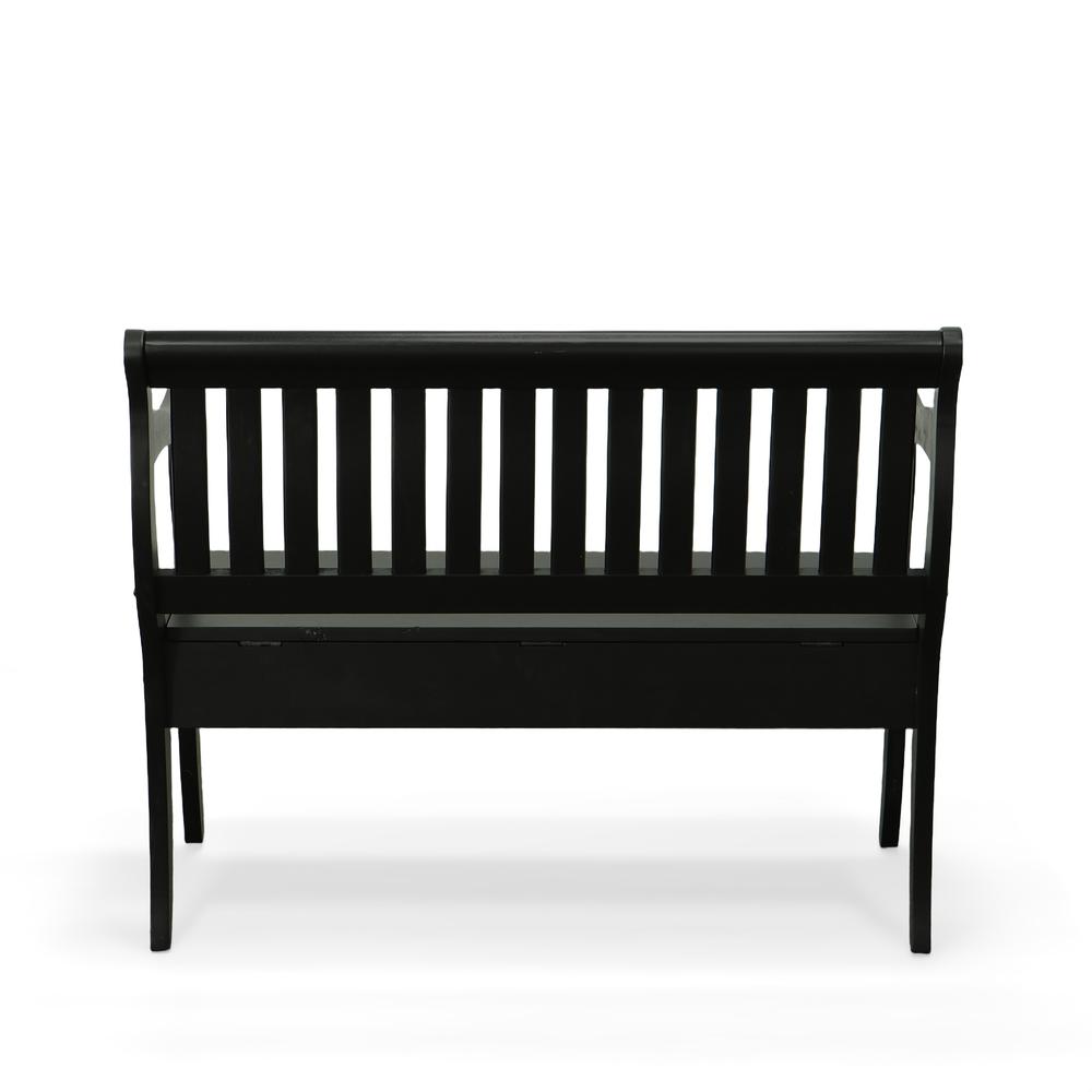 Veranda Storage Bench - Antique Black. Picture 3