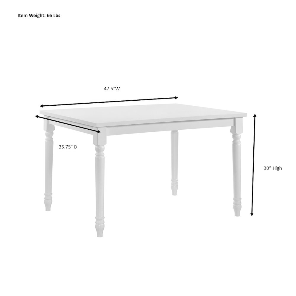 Draven Farmhouse Dining Table with 4 Laurant Upholstered Dining Chair. Picture 11