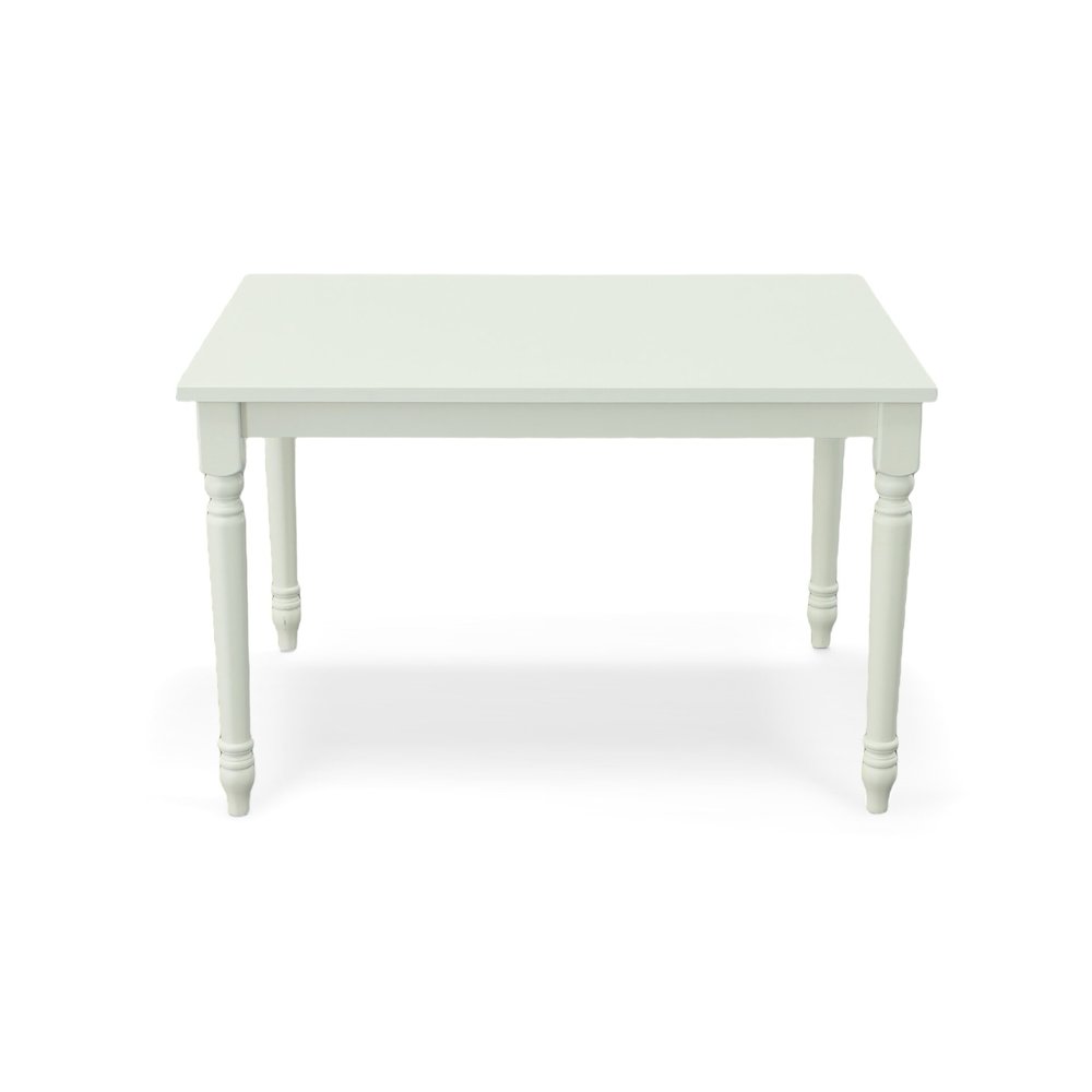 Draven Farmhouse Dining Table with 4 Laurant Upholstered Dining Chair. Picture 6