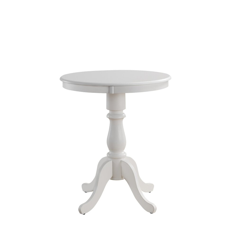 Fairview 30" Round Pedestal Bar Table with 2 Saga 25" Counter Stools. Picture 1