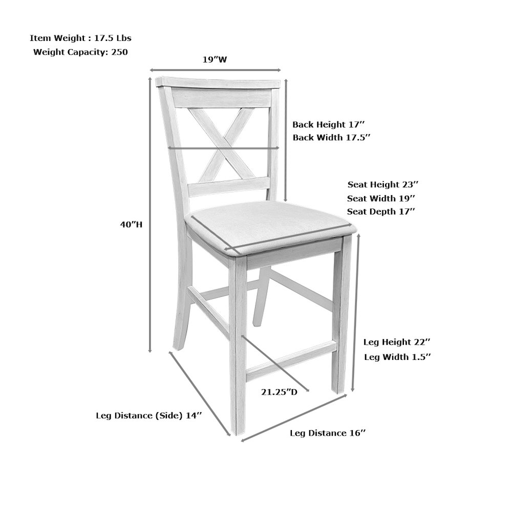 Taylor Flip Top Bar Table with 4 Counter Stools - Golden Oak. Picture 12