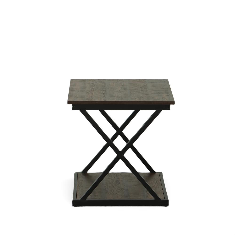 Stella Side Table - Elm/Black. Picture 4