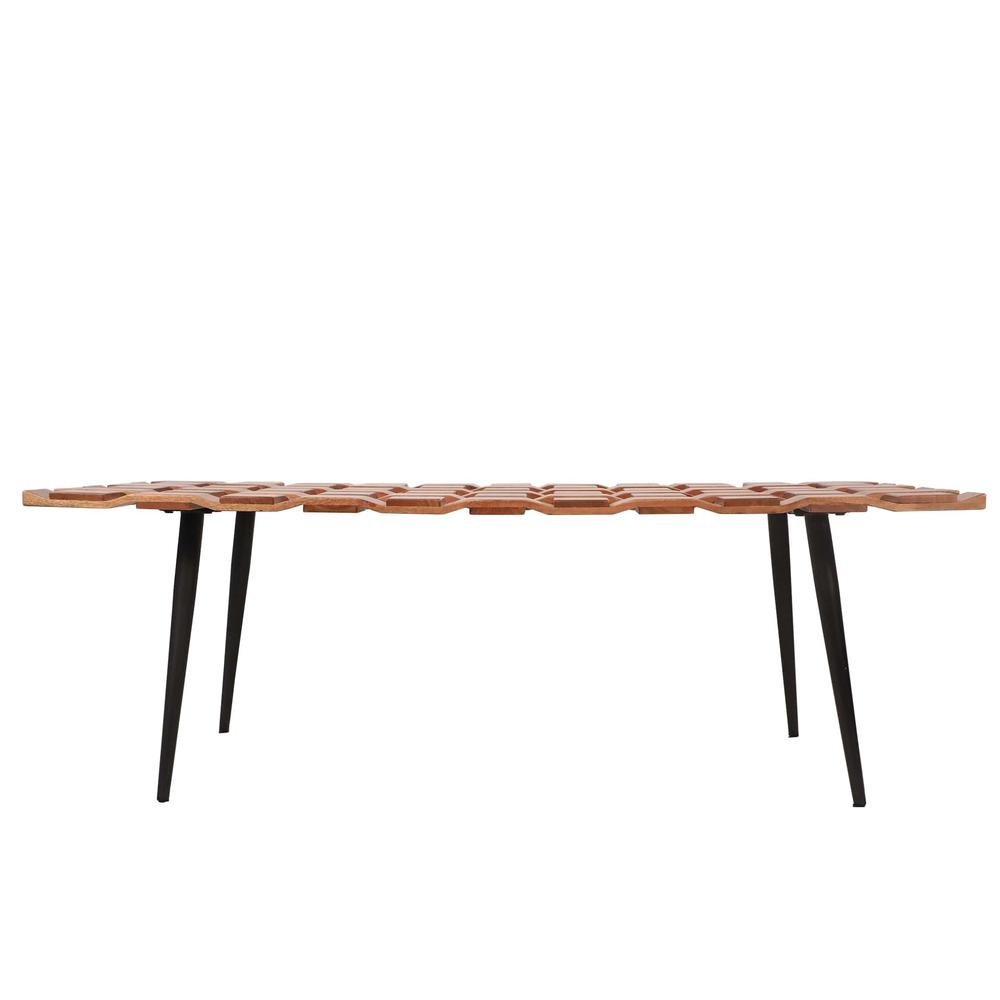 Waverly Coffee Table - Honey Gold/Black. Picture 3