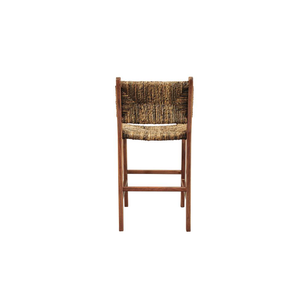 Banana Weave Barstool - Set of 2 - Caramel. Picture 4