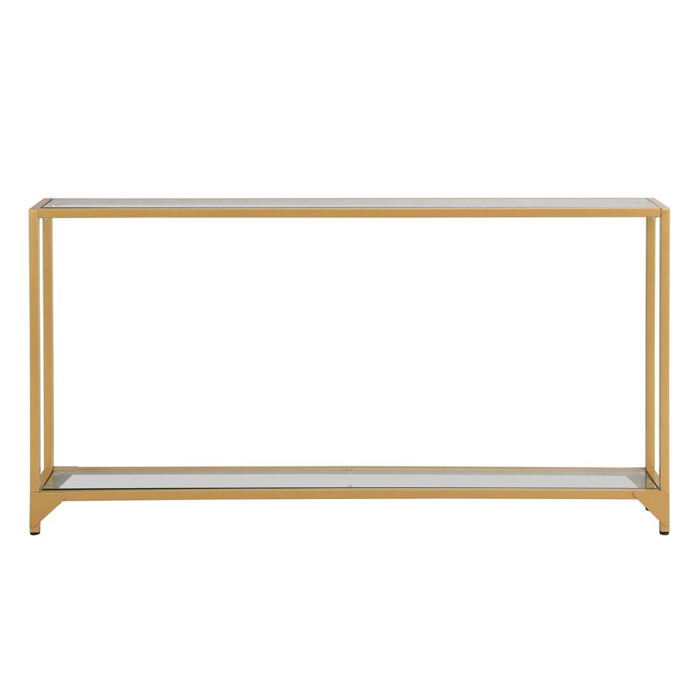Graydon Slim Console Table - Gold. Picture 2