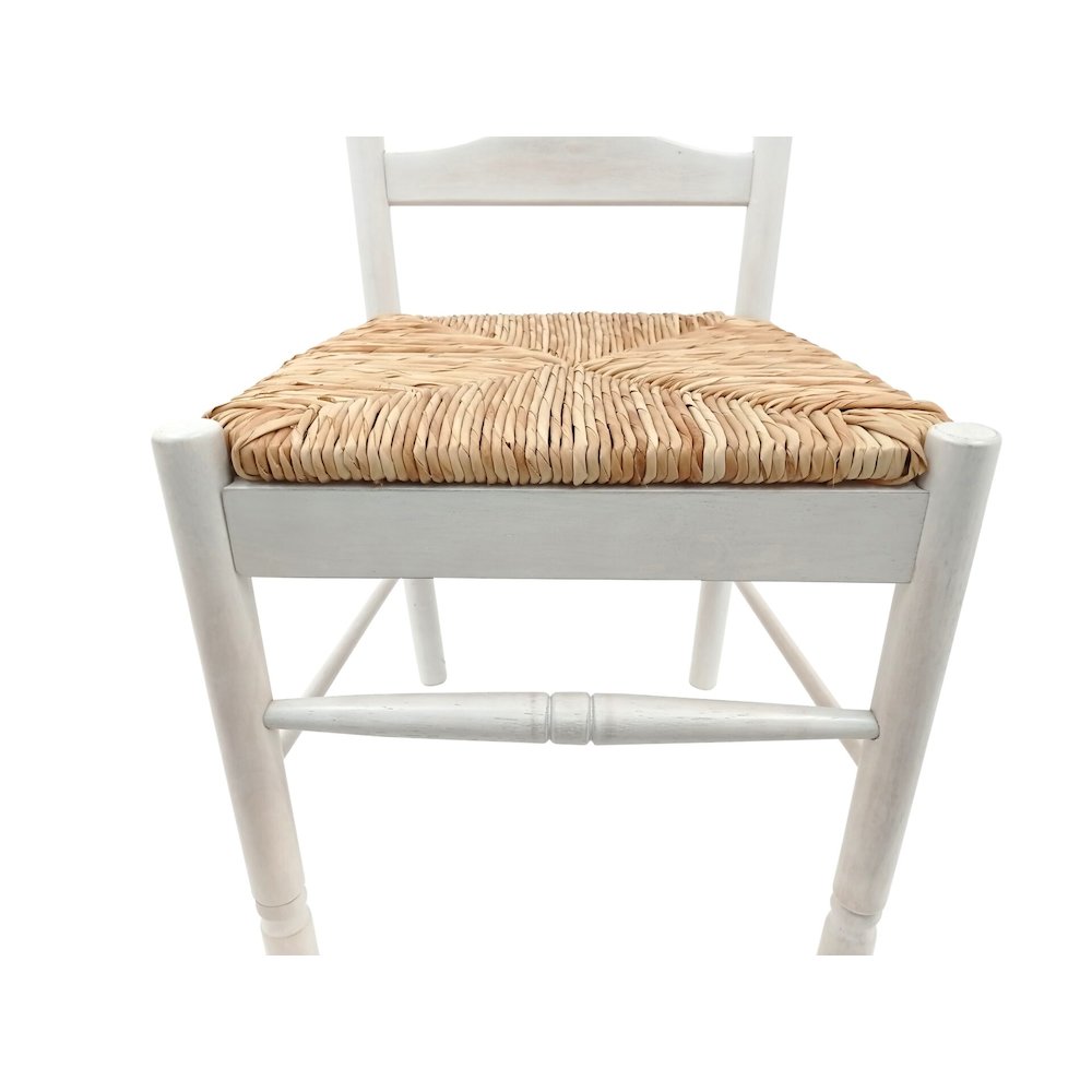 Fairview 30" Pedestal Dining Table with 2 Vera Dining Chairs - Whitewash. Picture 9
