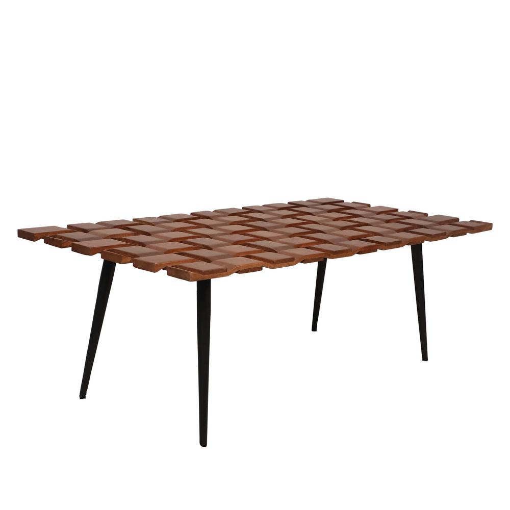 Waverly Coffee Table - Honey Gold/Black. Picture 2