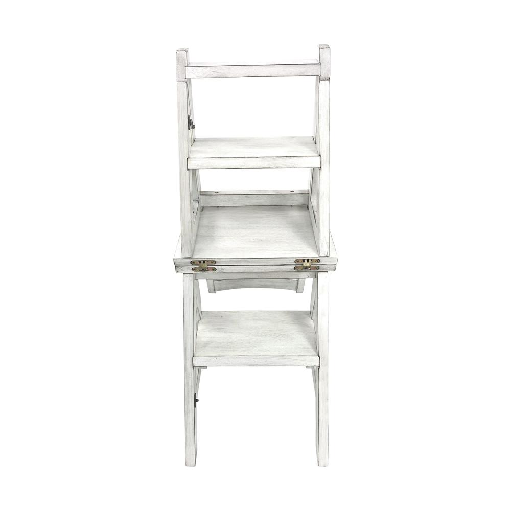 Folding Library Chair - Antique White. Picture 5