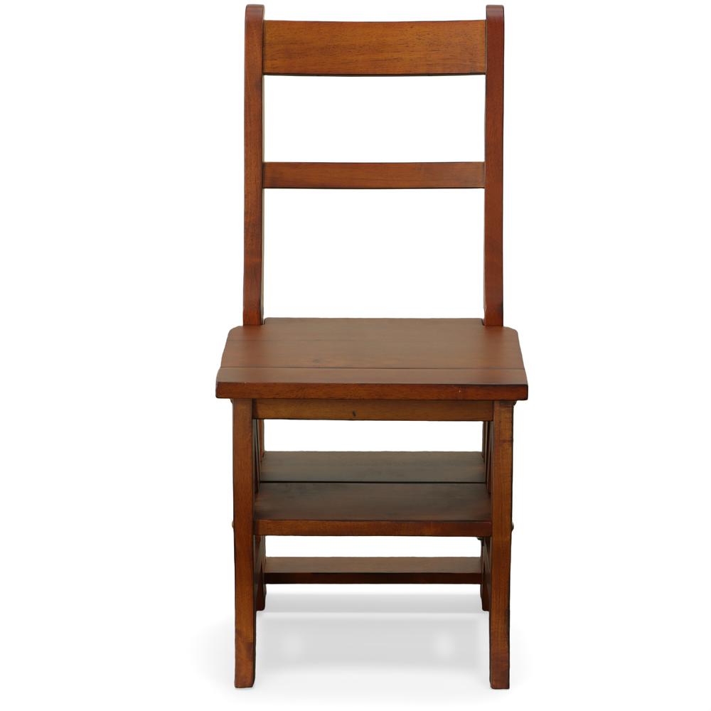 Folding Library Chair - Chestnut. Picture 9