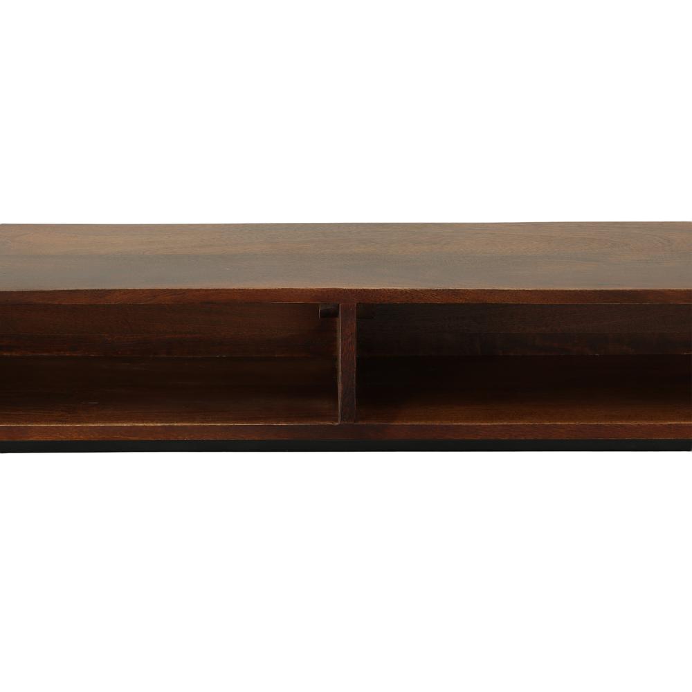 Edvin Console Table - Chestnut/Black. Picture 4