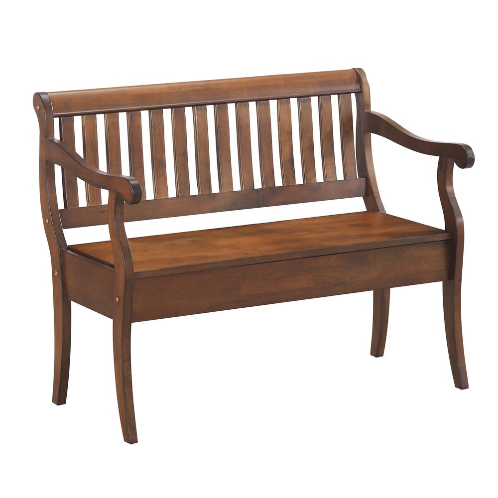 Veranda Storage Bench - Elm. Picture 1