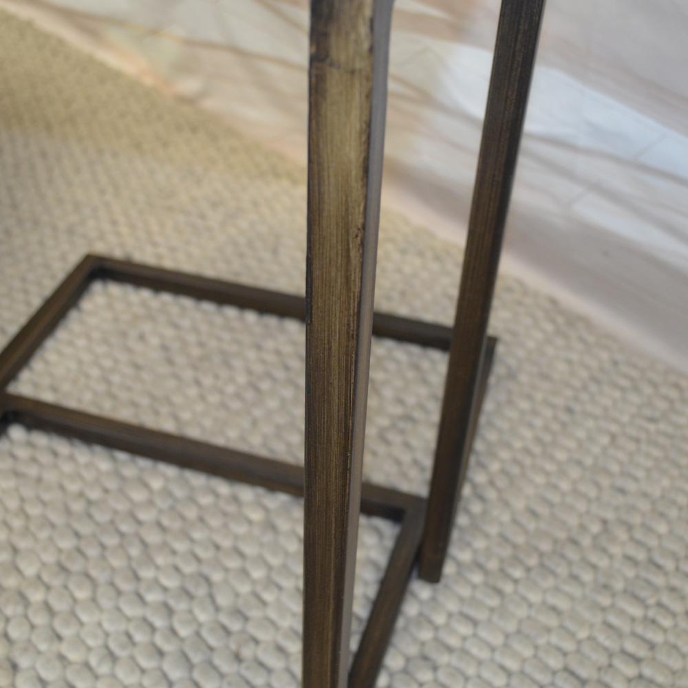 Addison Nesting Table Set - Harvest Oak Top - Aged Iron Base. Picture 11