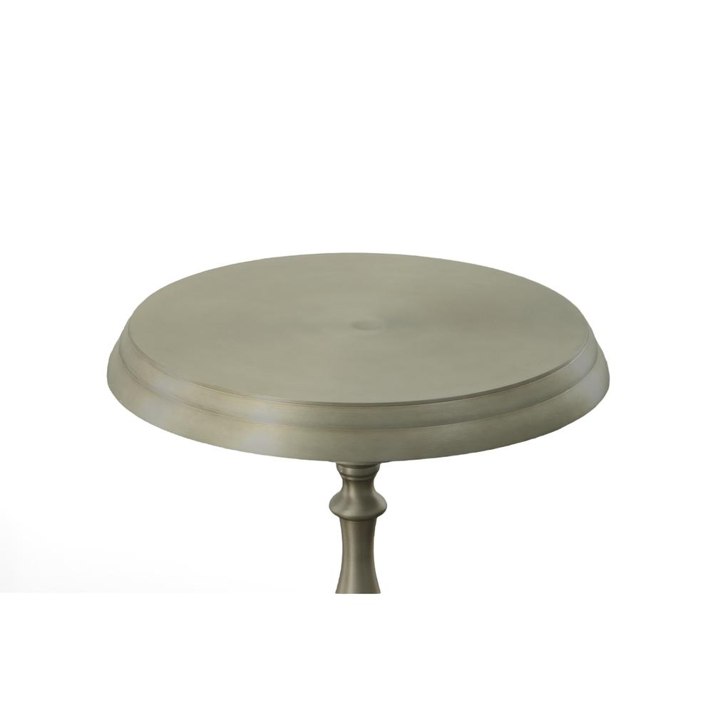 Pearson Metal Accent Table - Antique Nickel. Picture 2
