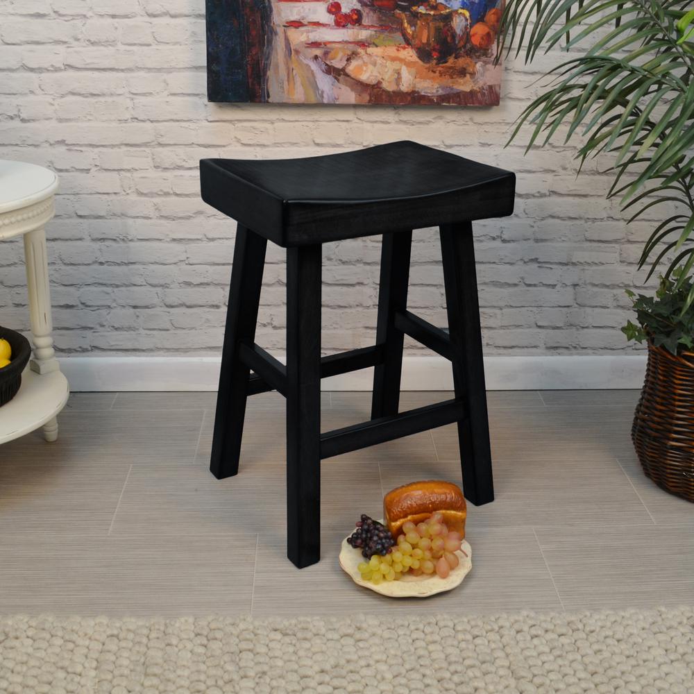 Colborn 25" Counter Stool - Antique Black. Picture 6