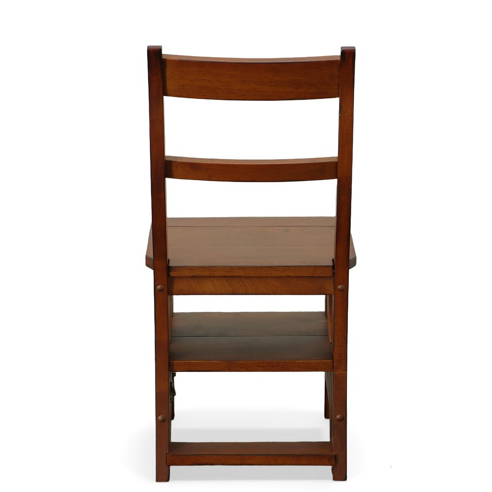 Folding Library Chair - Chestnut. Picture 10