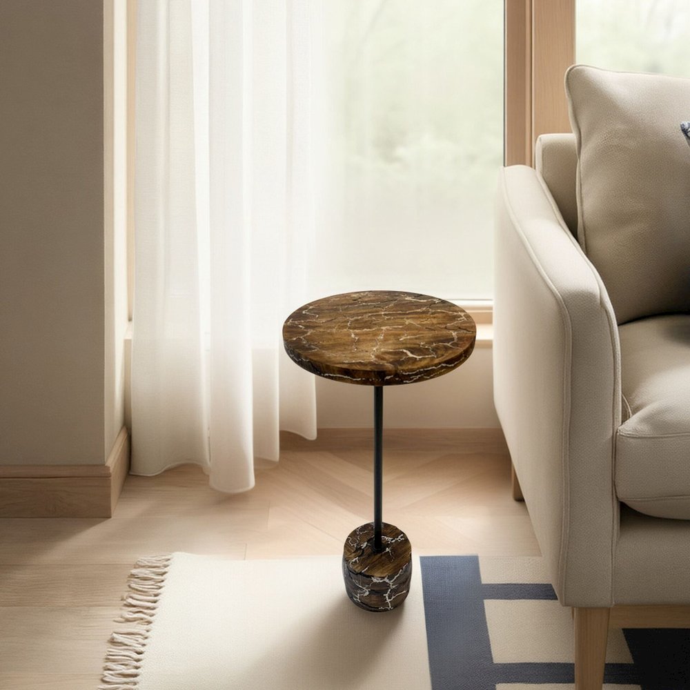 Electra Round Accent Table. Picture 7