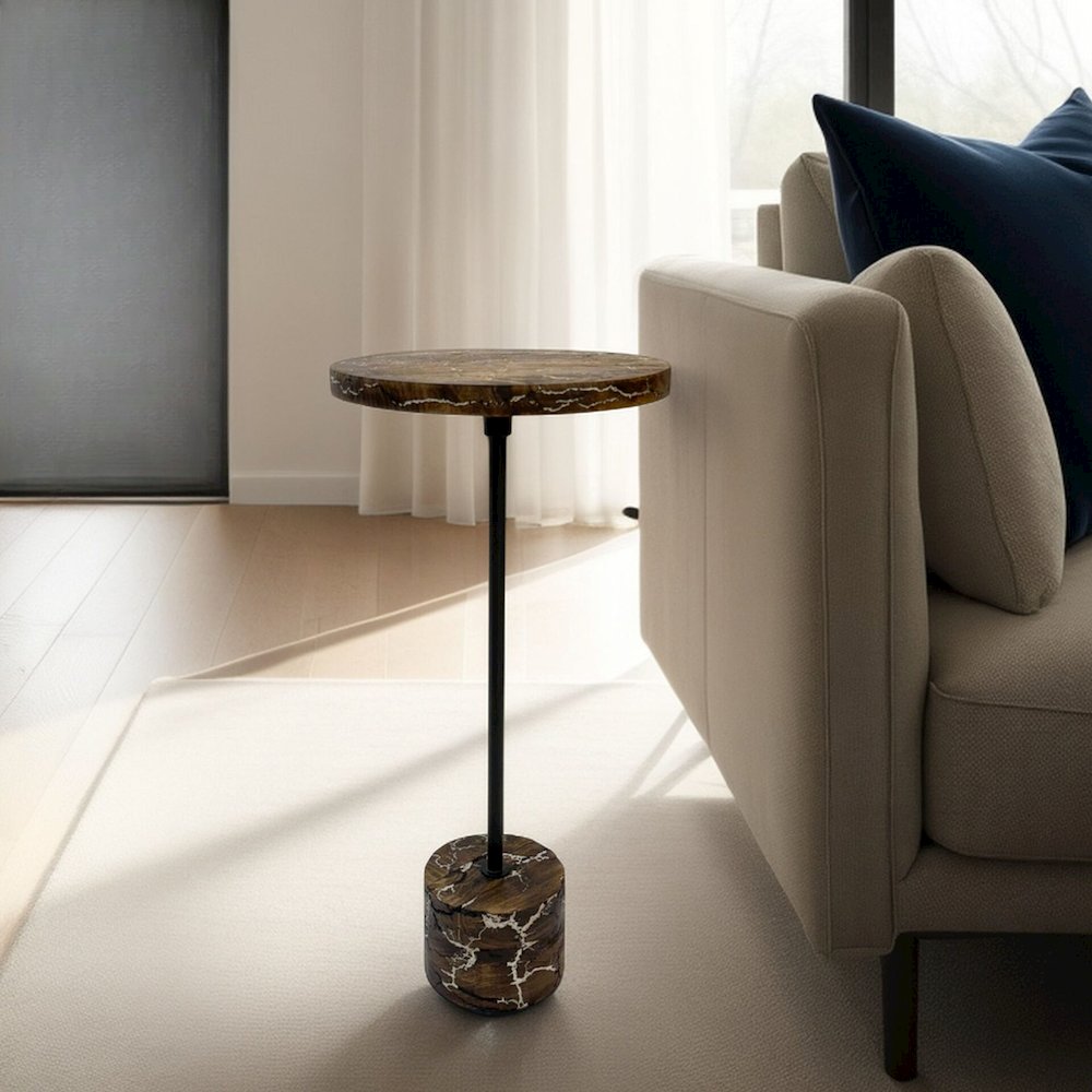 Electra Round Accent Table. Picture 8