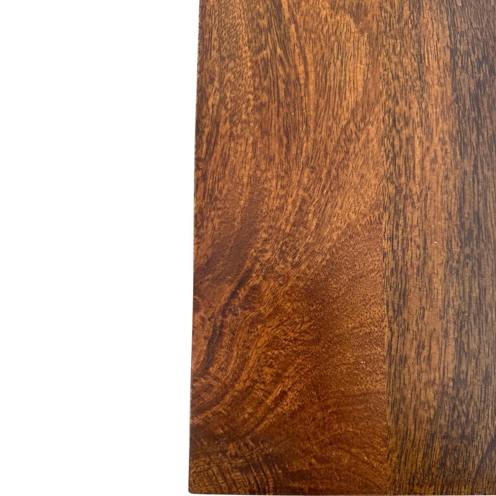 Haven 22" Cane Shelf Accent Table - Blonde Acacia. Picture 6