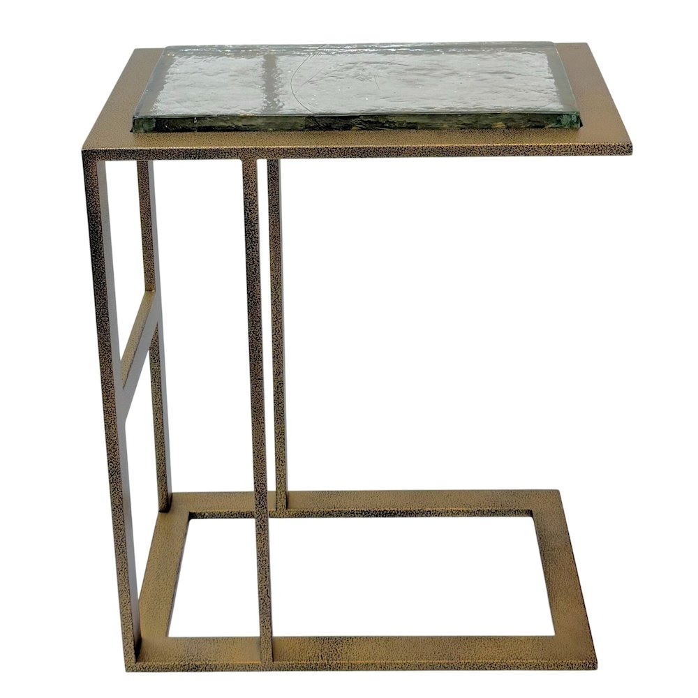 Castella C-End Table - Antique Brass. Picture 1