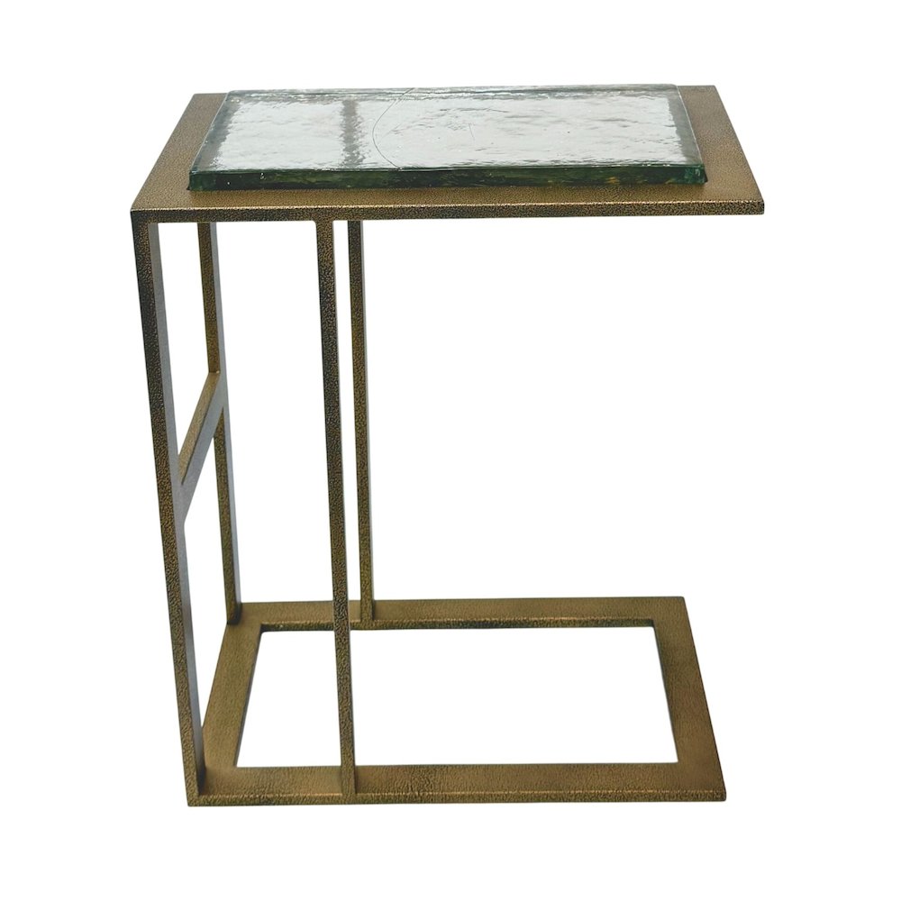 Castella C-End Table - Antique Brass. Picture 2