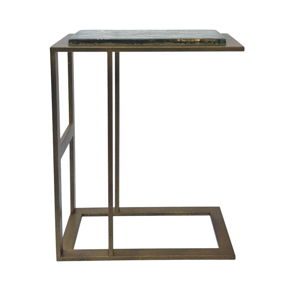 Castella C-End Table - Antique Brass. Picture 3