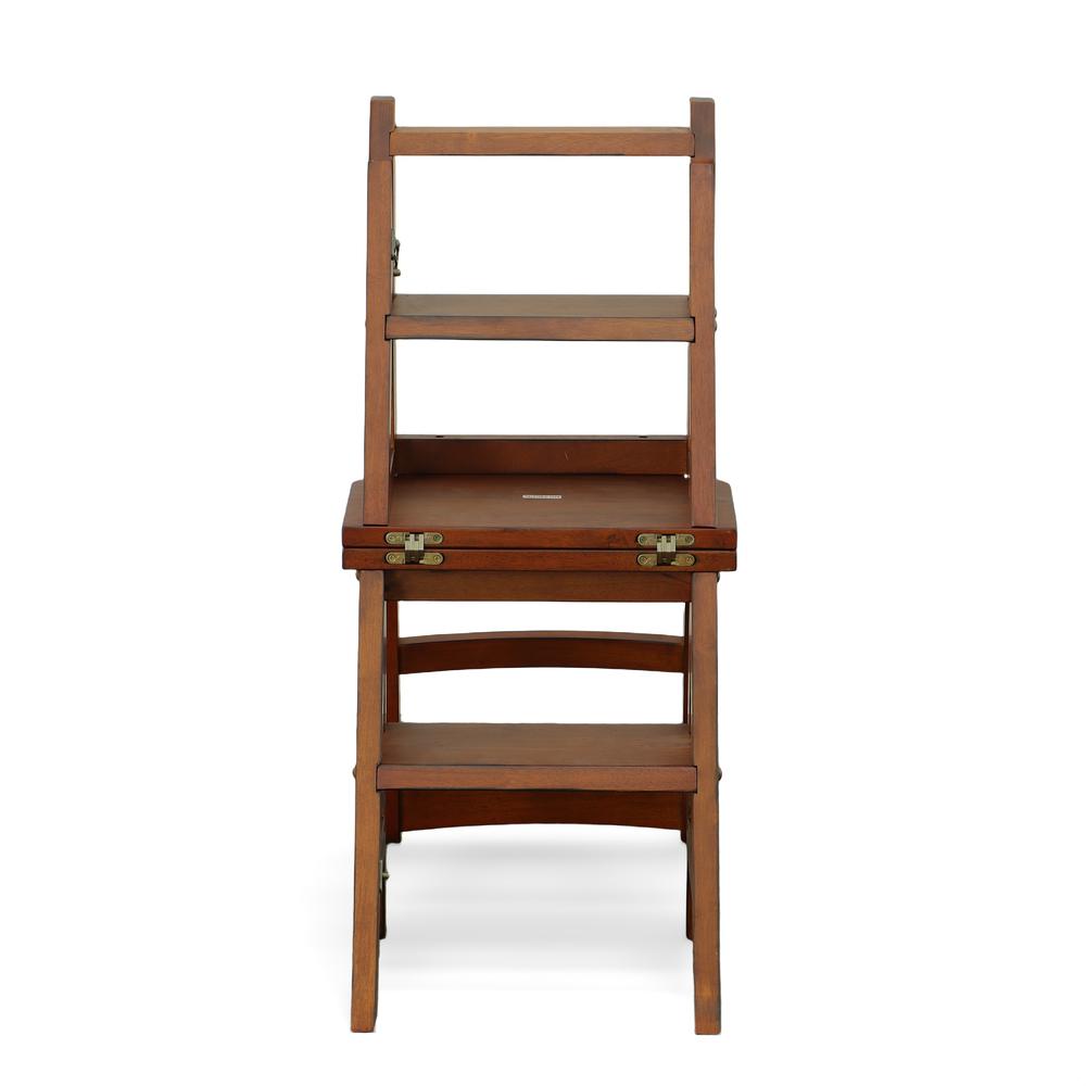 Folding Library Chair - Chestnut. Picture 7