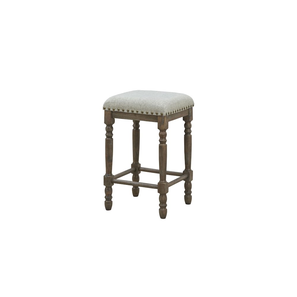 Brittany Bar Table with 2 Counter Stools - Vintage Walnut. Picture 3