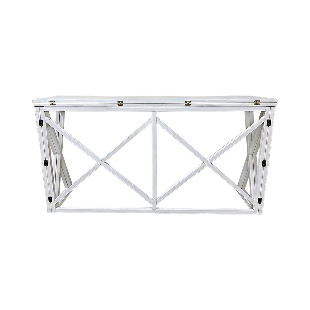 Taylor Flip Top Bar Table - Antique White. Picture 4