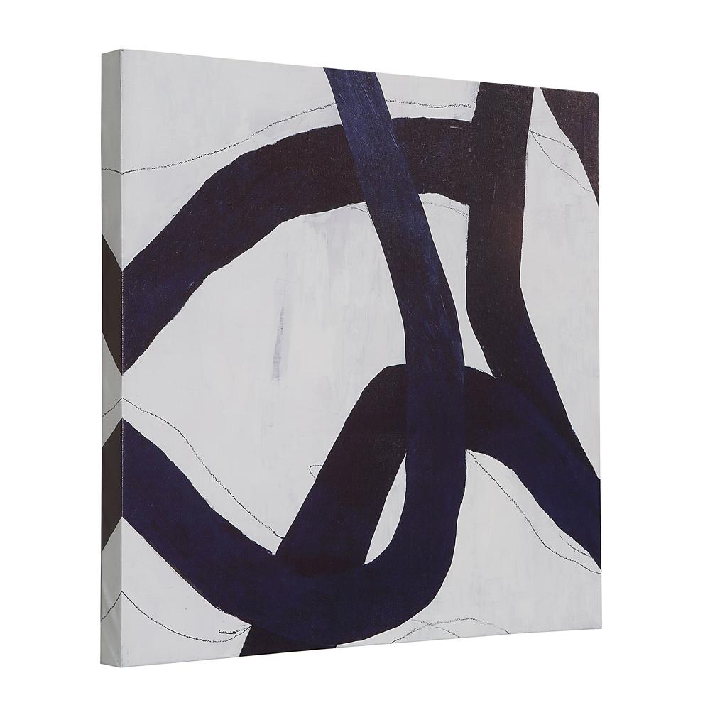 Abstract Wall Art 1 - Set of 2 - Blue. Picture 1