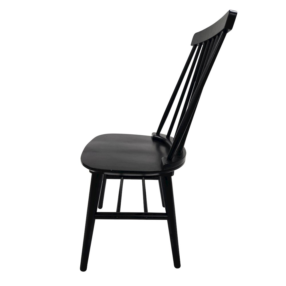 Eton Dining Chair - Antique Black. Picture 3