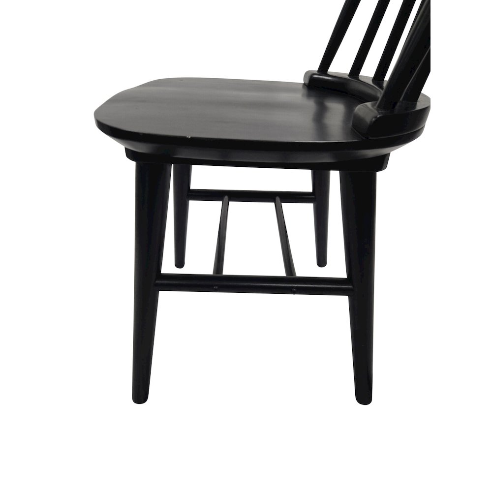 Eton Dining Chair - Antique Black. Picture 4