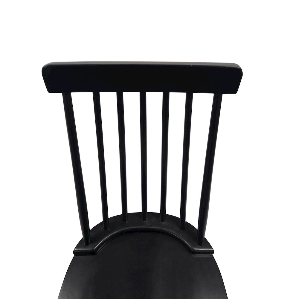 Eton Dining Chair - Antique Black. Picture 6