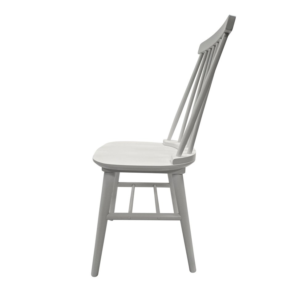 Eton Dining Chair - Pure White. Picture 3