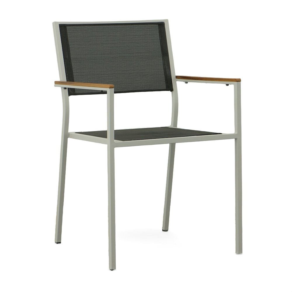 Braylee Patio Chair - Set of 2 - Black. Picture 1