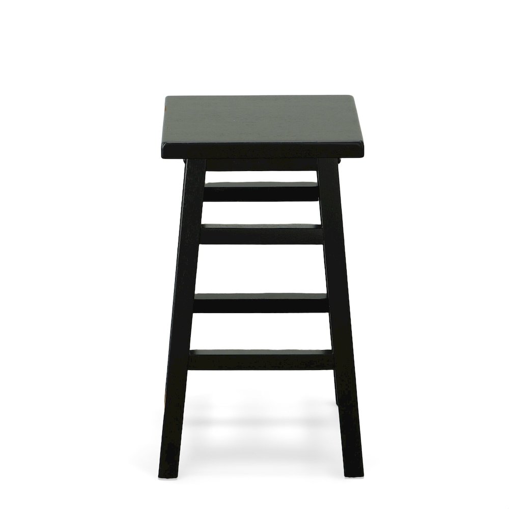 Tavern Pub Bar with 2 Counter Stools - Antique Black. Picture 6