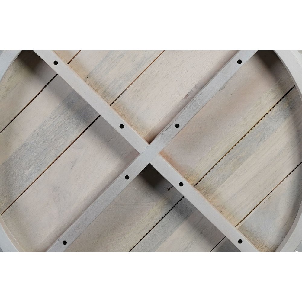 Hatteras Woven Coffee Table - Whitewash. Picture 6