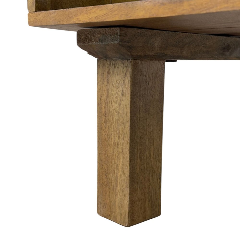 Haven Dual-Compartment Coffee Table - Blonde Acacia. Picture 5