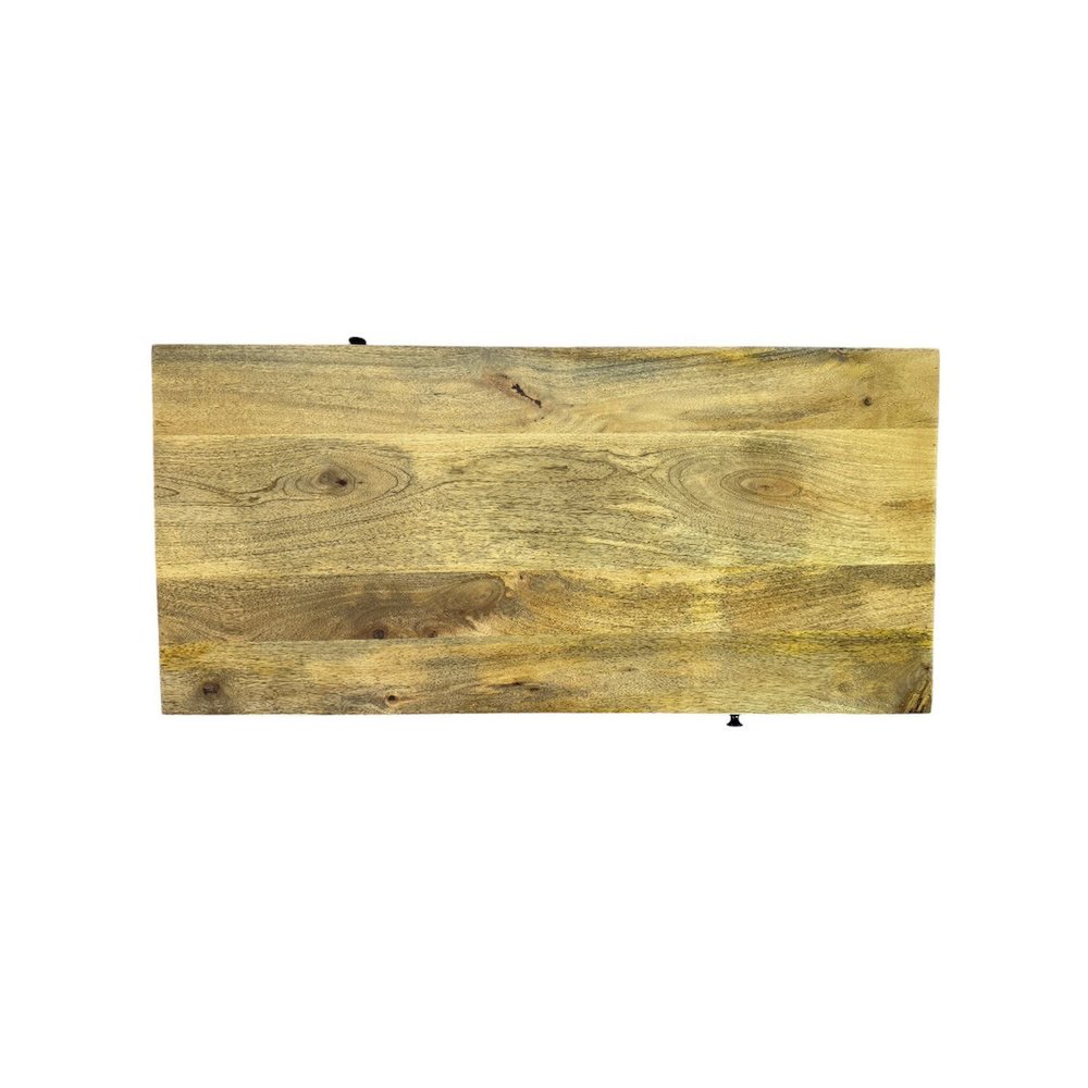 Haven Dual-Compartment Coffee Table - Blonde Acacia. Picture 6